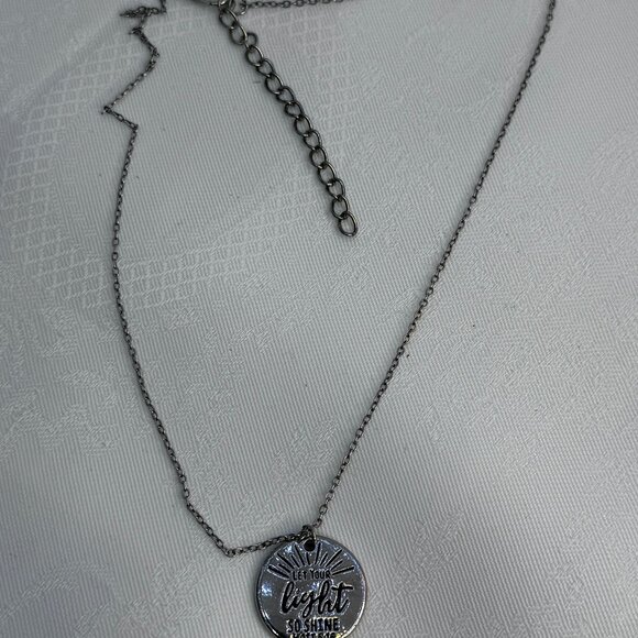 Let Your Light so Shine Pendant Necklace - Picture 5 of 6